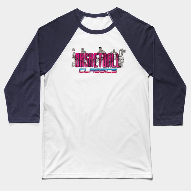 Basketball Classics | Alternate Cover Baseball T-Shirt by Namo_Gamo